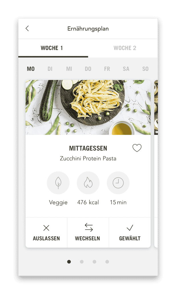Vital Ernährungsplan Plan mit Mahlzeiten (Smartphone Ansicht Beispiel Tag) Vital Ernährungsplan Plan mit Mahlzeiten (Smartphone Ansicht Beispiel Tag)